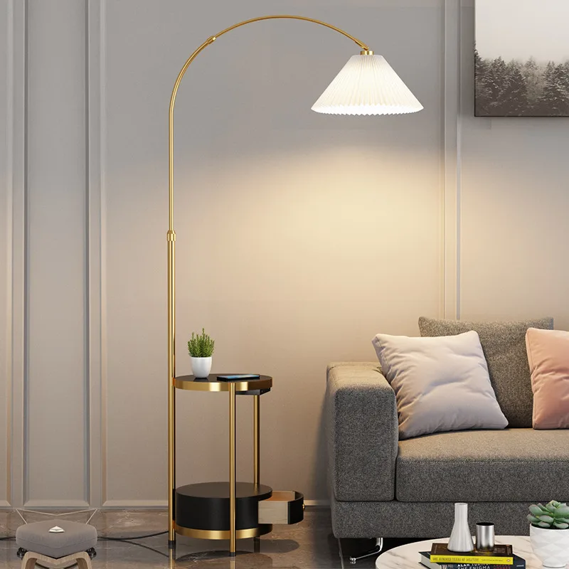 

Scandinavian Fishing Led Floor Lamps for Living Room Upscale Wireless Rechargeable Standing Lamp Bedroom Bedside Sofa Lights