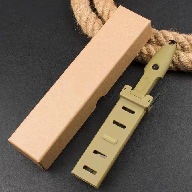 Exr الروماني القنصل مستقيم شفرة مثبتة سكين N690 شفرة النايلون الألياف الزجاجية مقبض التكتيكية الصيد EDC أدوات إنقاذ السكاكين هدية #6