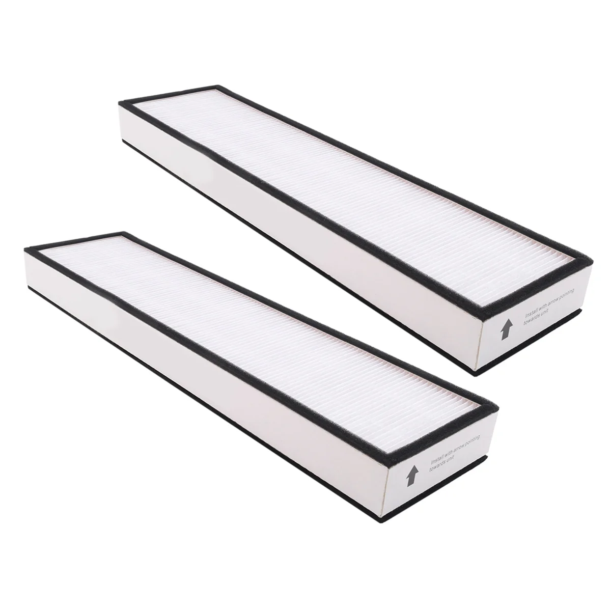 لـ GermGuardian FLT5000,FLT5111,AC5000E,AC5250PT,AC5350B,CDAP5500, Black+Decker BXAP250 جزء مرشح المكانس الروبوتية 2 قطعة—A19G