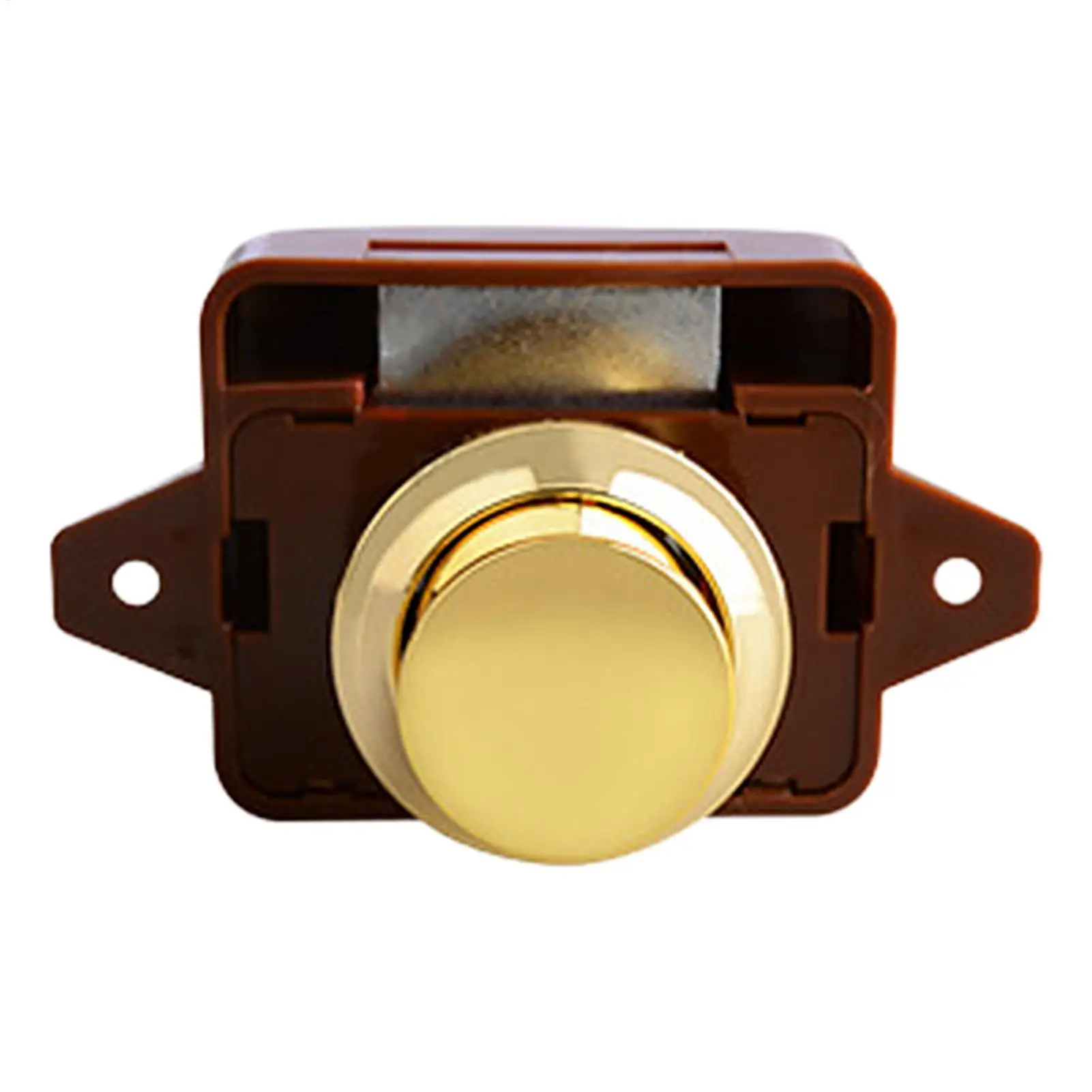 Push Button Cabinet Locks Metal Keyless Drawer Catch RV Yachts Motorhome Camper Caravan Boat Home Door Cupboard Accessories