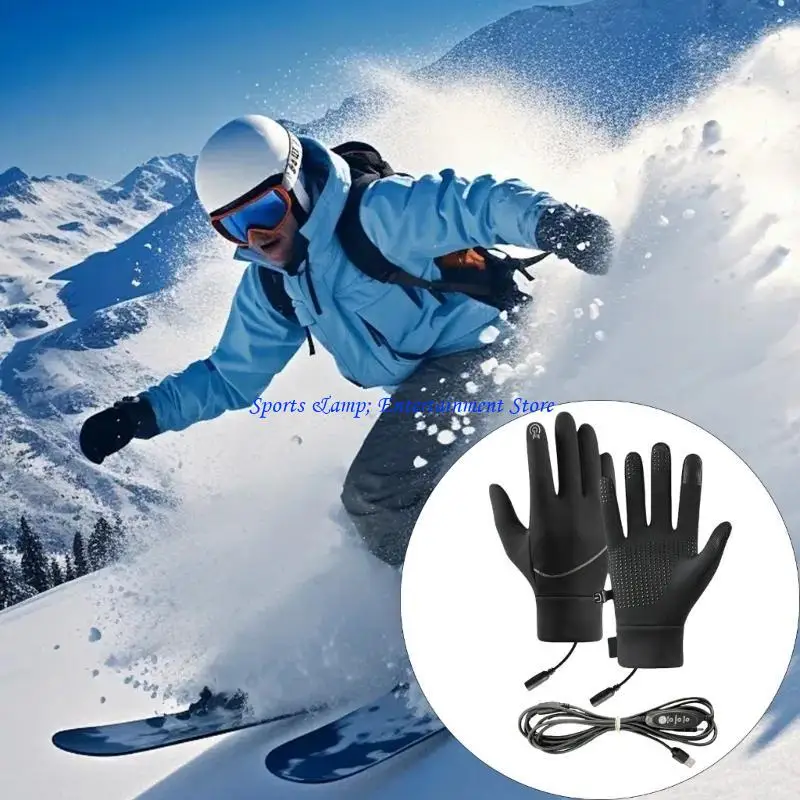 

G7NF перчатки с подогревом для мужчин и женщин, зимние грелки для рук с длинными пальцами, перчатки с электрическим подогревом,