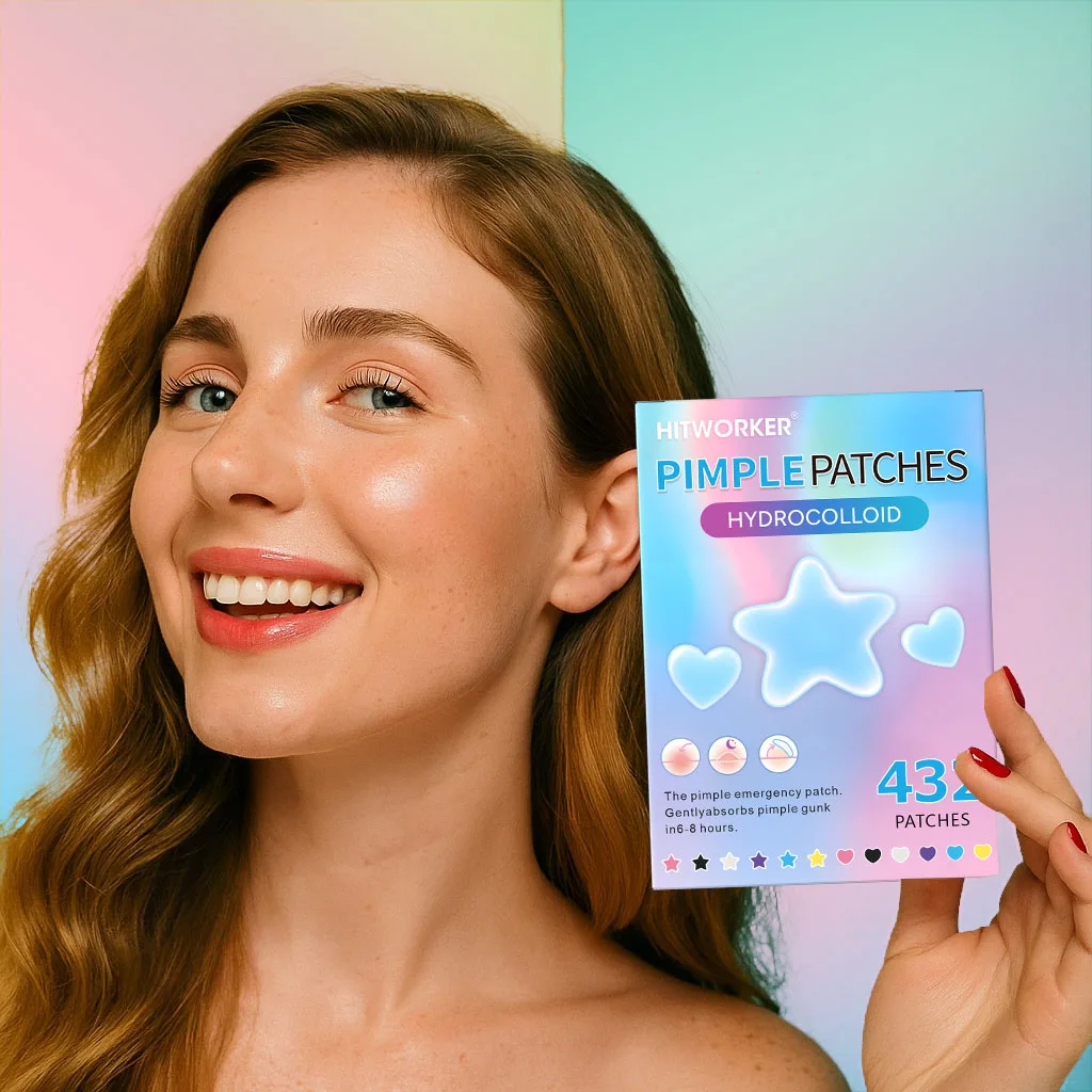 رقعة حب الشباب الغروانية المائية غير المرئية المقاومة للماء لتنظيف الوجه، ملحقات أداة جوهر مناسبة لجميع أنواع البشرة