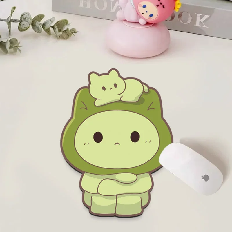 Creative cute animal fruit printed mouse pad personalized office high appearance level mat portable anti-slip desktop decoration