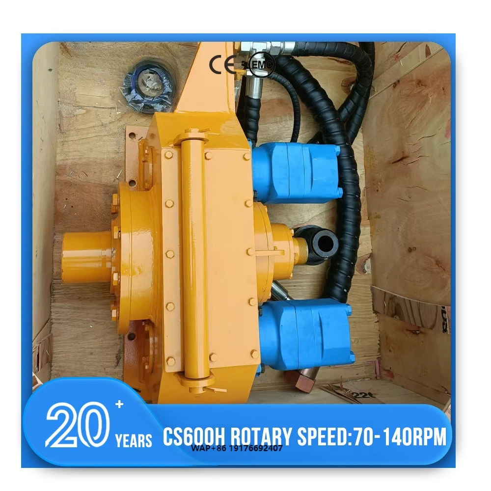 High Torque Metal Power Head 600H Core Drive 400kg Heavy-Duty Drilling Tool for Industrial Drilling Rigs