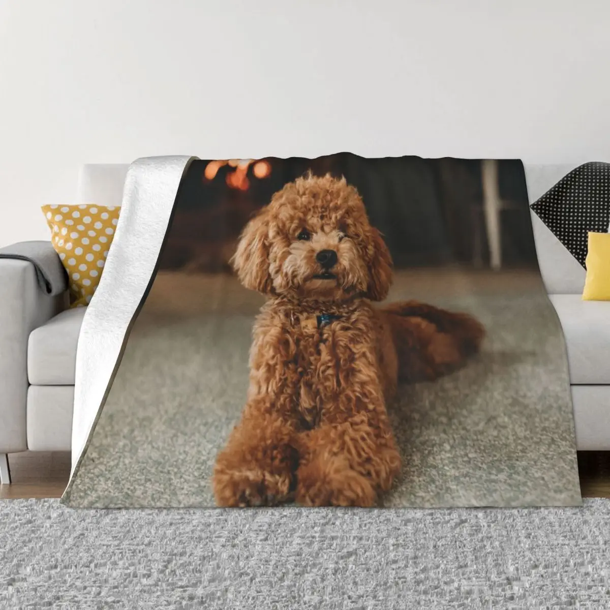 

Poodle 2818 Home Couple Blankets Custom Blanket Personalized Throw Blanket