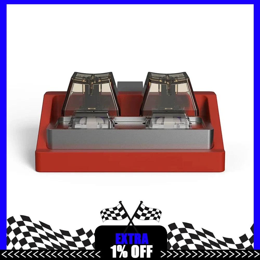 EleksMaker MX2KEY Mechanical Keyboard Full Key Customization Full Key Hot Plug Keyboard CNC Shell For Pc Accessory