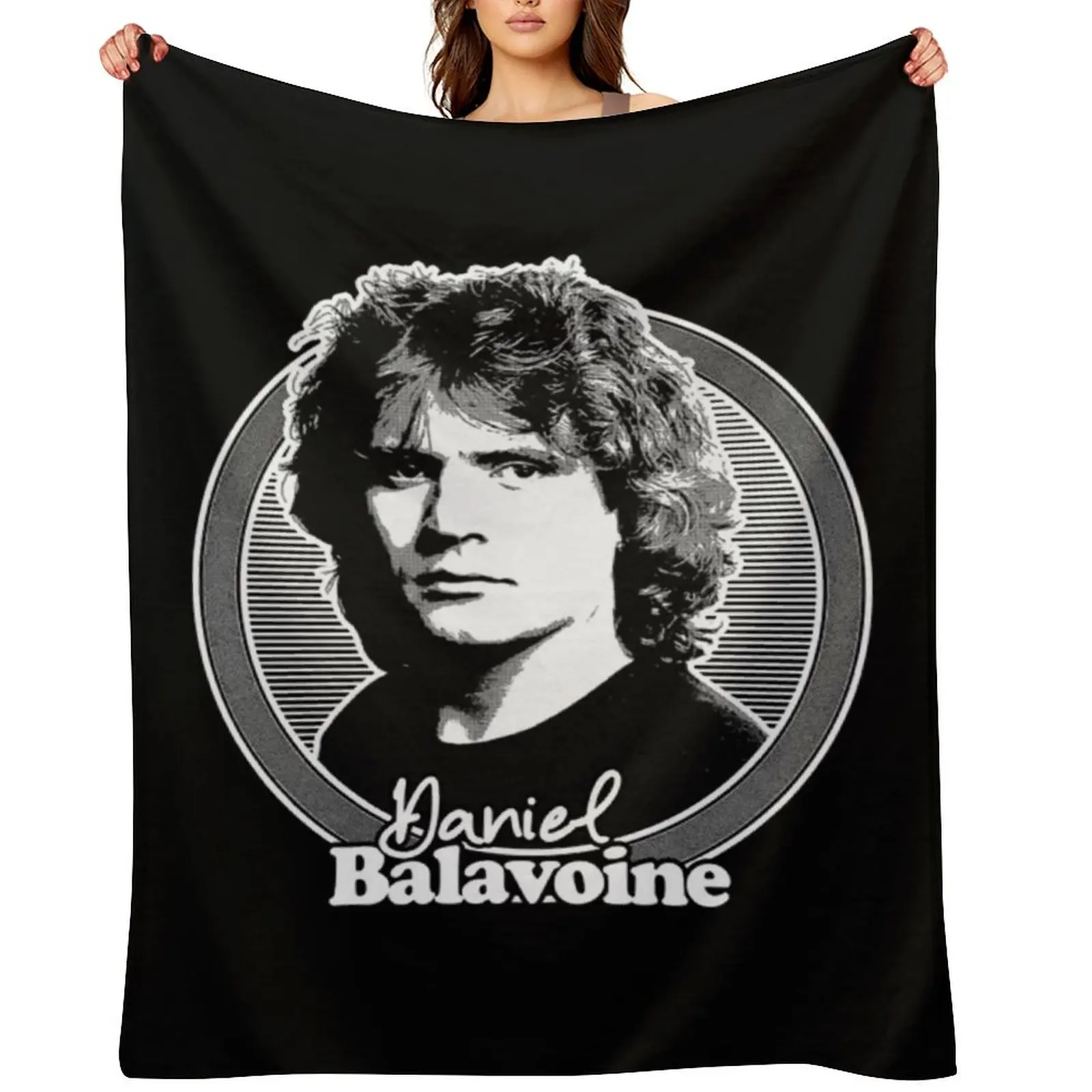 

Daniel Balavoine Throw Blanket Soft Big Decorative Throw Flannel Fabric Plaid Blankets