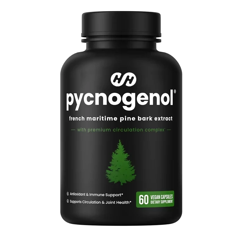 

Marine Pine Bark Extract High-quality Circulating Complex Blood Flow, Nitric Oxide Production Black Pepper Extract 60 Capsules