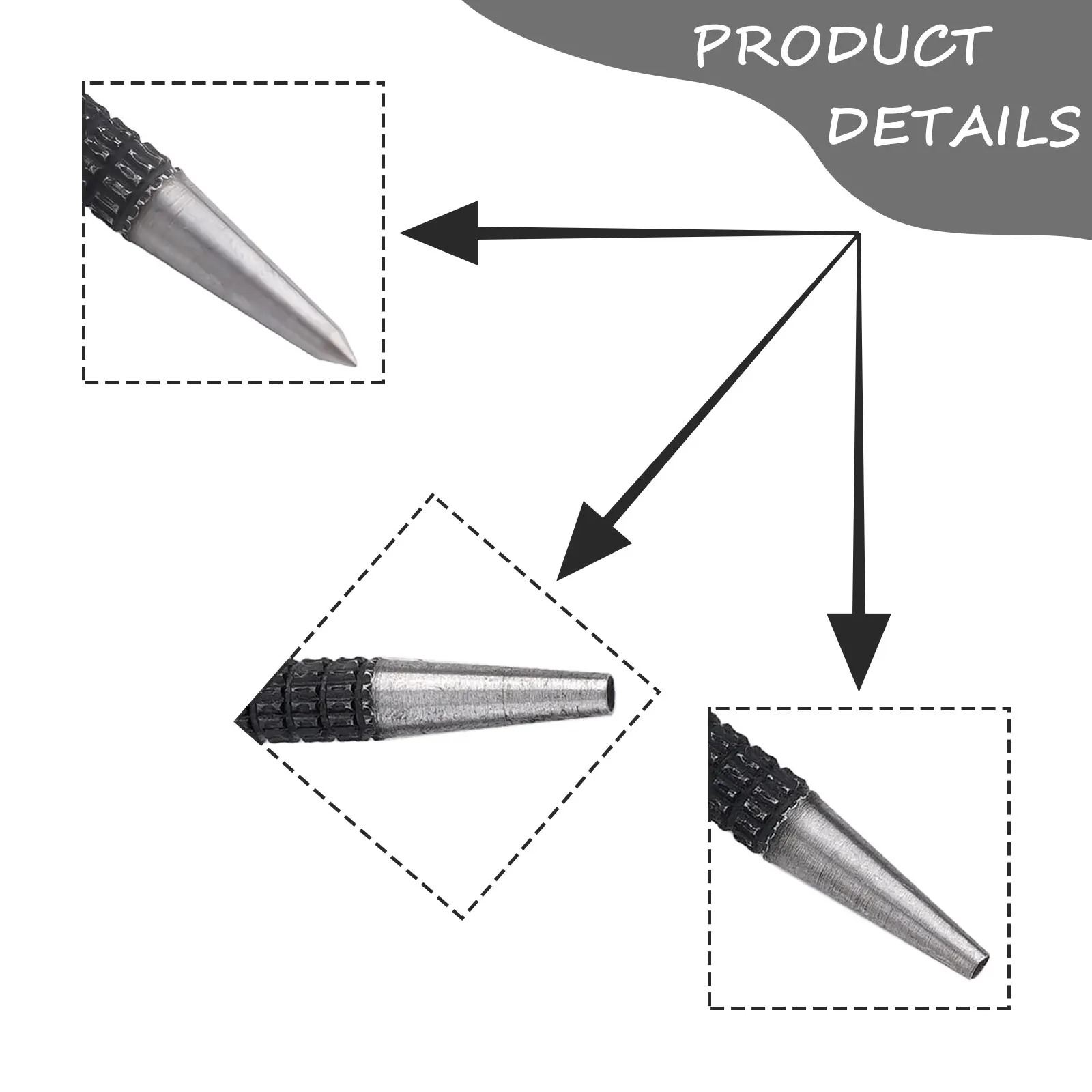 Versatility And Flexibility Square Striking Head Center Punch Tools Better Control During Work Carbon Steel Material