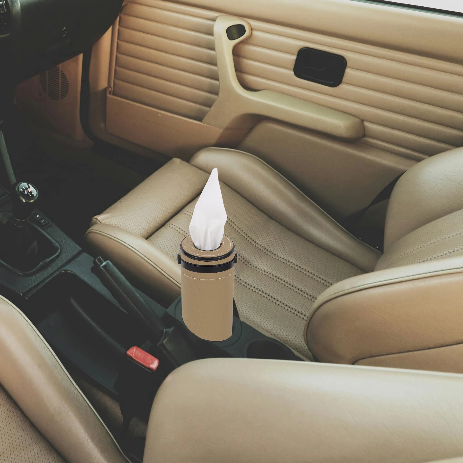 

Box Holder Multifunctional Paper Towel Organizer Storage Small Tissue Box for Car Refillable Portable Car Tissue Boxes