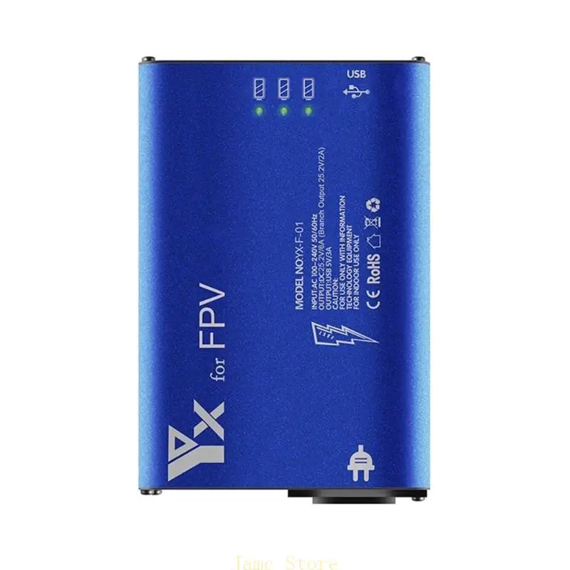 

LX0B Battery 5-in-1 Multi Battery Intelligent Fast Charging Hub Compatible for FPV Battery Accessories