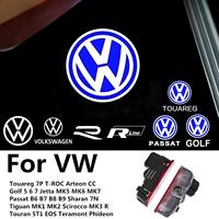 LED Car Door Logo Projector Light Accessories For VW R Tiguan Jetta Golf 5 6 7 GTI GTD GTE Touareg CC Magotan Passat B6 B7 B8 B9