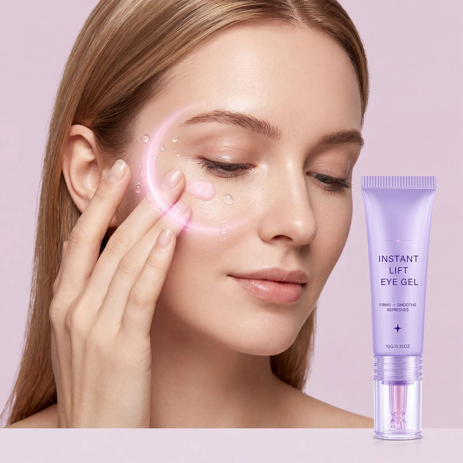Instant Lift Eye Gel Reduce Eye Puffiness Dark Circles Bags Anti Wrinkle Fine Lines Collagen Brightening Eye Care For Men Women