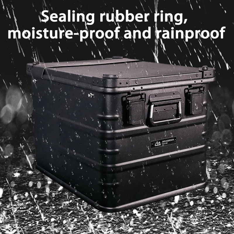 

Ящик для хранения в кемпинге, большой вместительный стол с двойным крылом, металлический ящик из сплава Al-Mg, портативный складной кемпинг, активный отдых на свежем воздухе