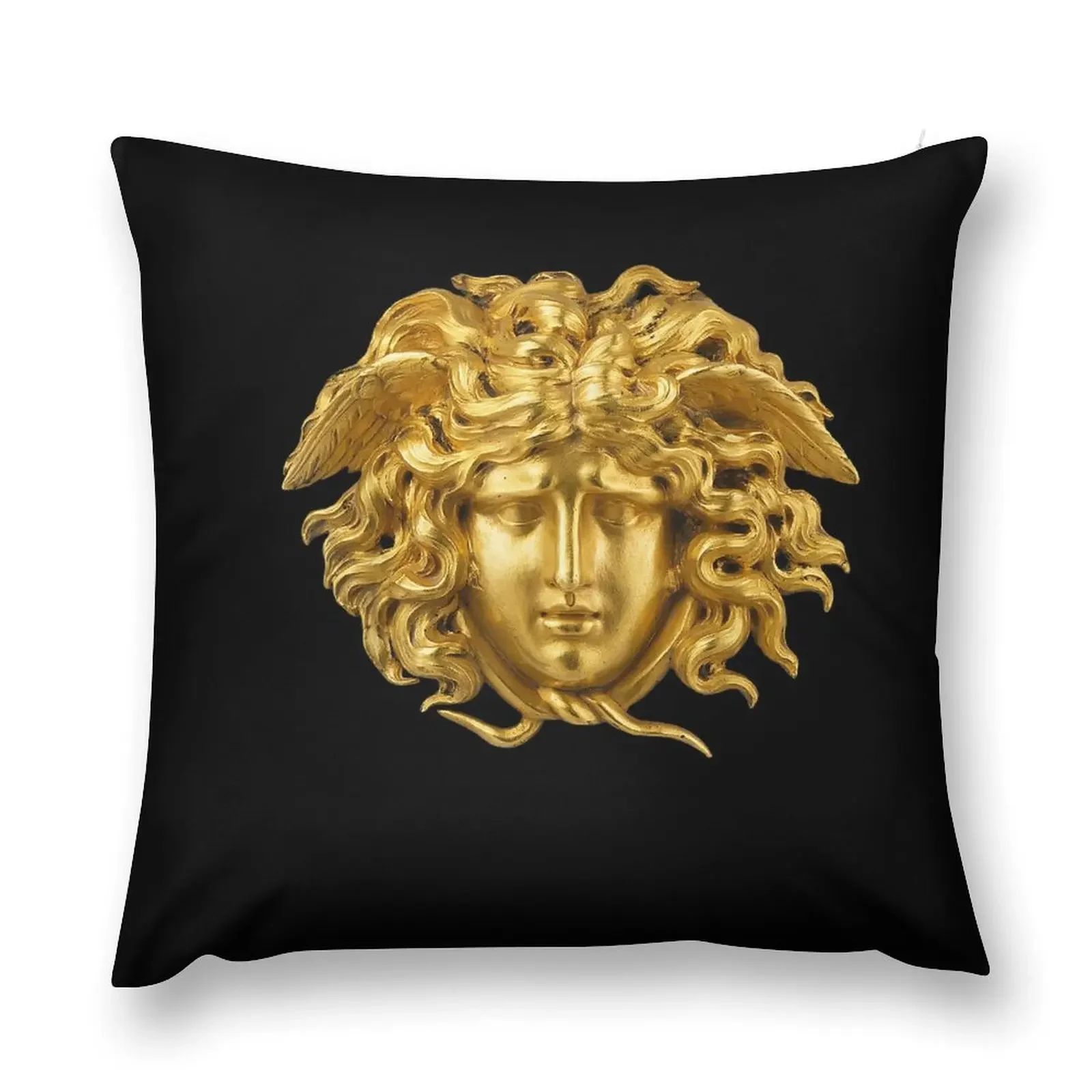 Medusa Head Shirt Snake Hair Greek Myth Gorgon Throw Pillow Decorative Cushions For Luxury Sofa pillow