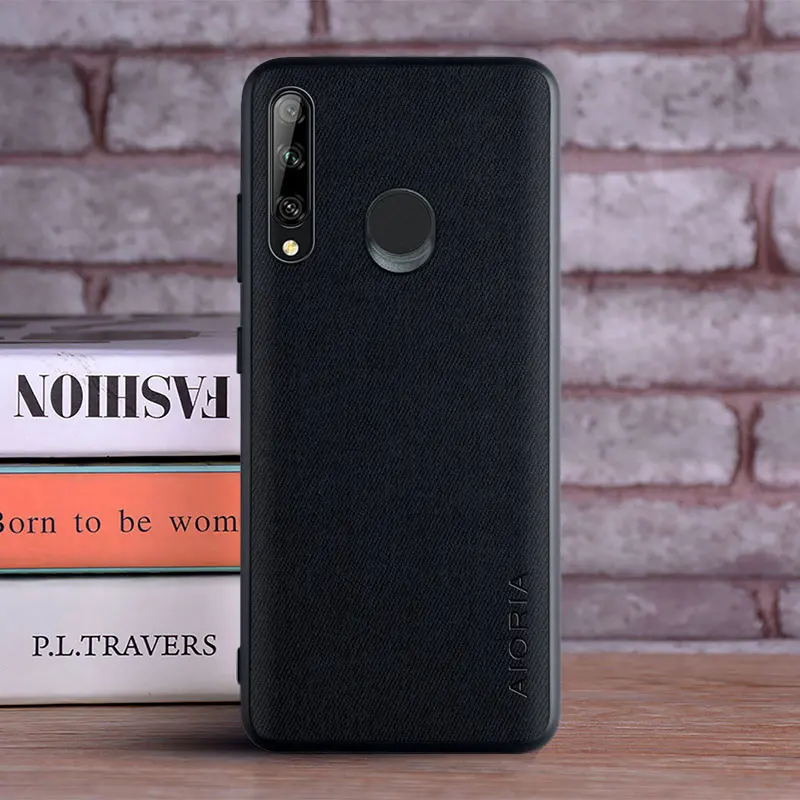 Case for Huawei P30 Lite P30 Pro P30 coque Luxury textile Leather skin soft hard phone cover for Huawei P30 Lite case