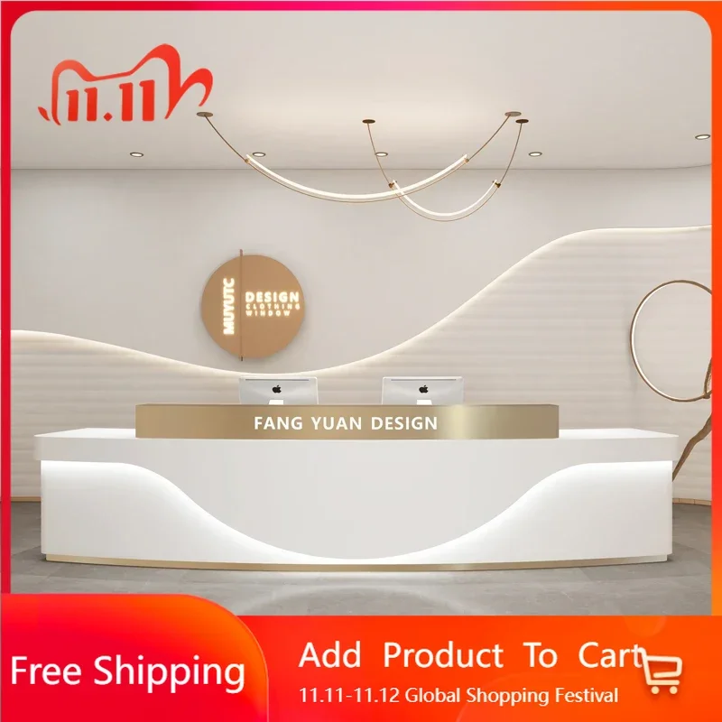 

Design Register Reception Desk Banco Podium Conference Consul Reception Desk Standing Simple Mostrador Recepcion Room Furniture