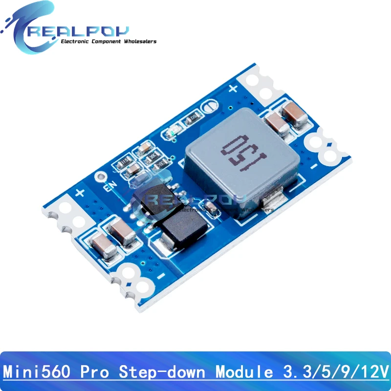 High Efficiency Output 3.3V 5V 9V 12V 5A Mini560 Pro Step Down DC-DC Converter Voltage Regulator Buck Stabilized Supply Module