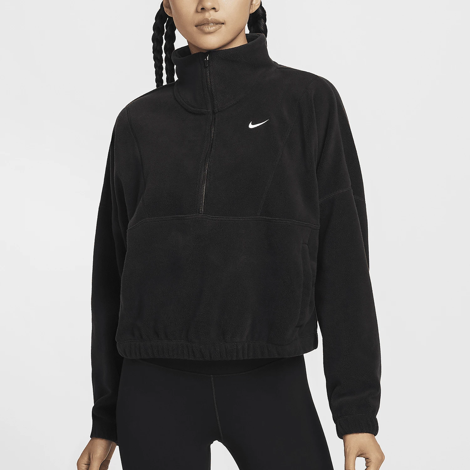 Nike genuine One Therma FIT women's casual fleece sweatshirt FV7956-010