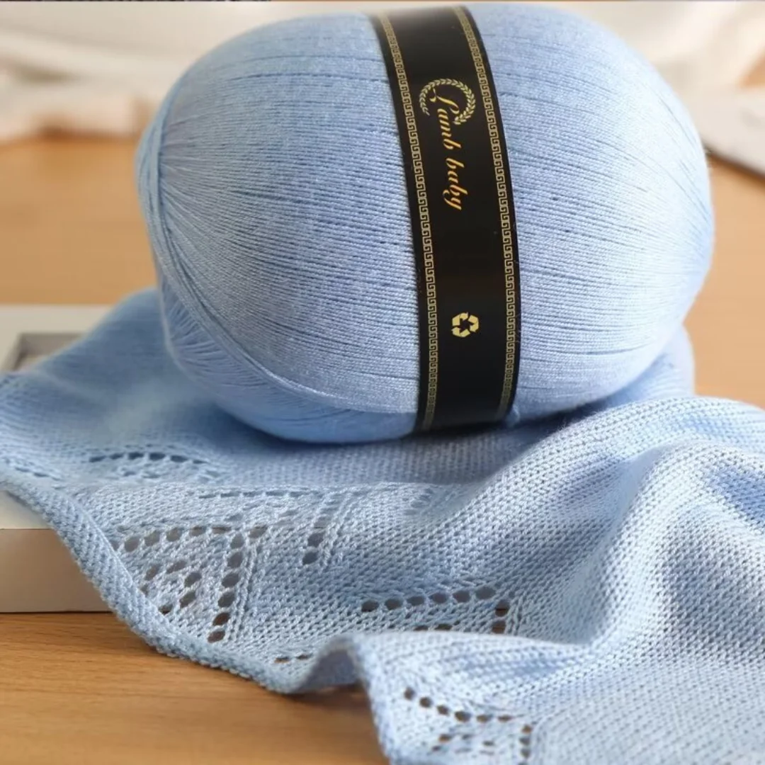 150 G Großer Baumwollgarn-Knäuel für Spitzenarbeiten – Detail 2