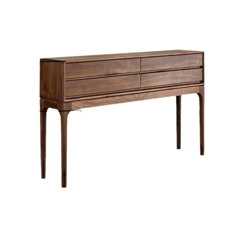 

porch cabinet, solid wood porch table, counter case, foyer side cabinet, Nordic high-footed locker, long strip