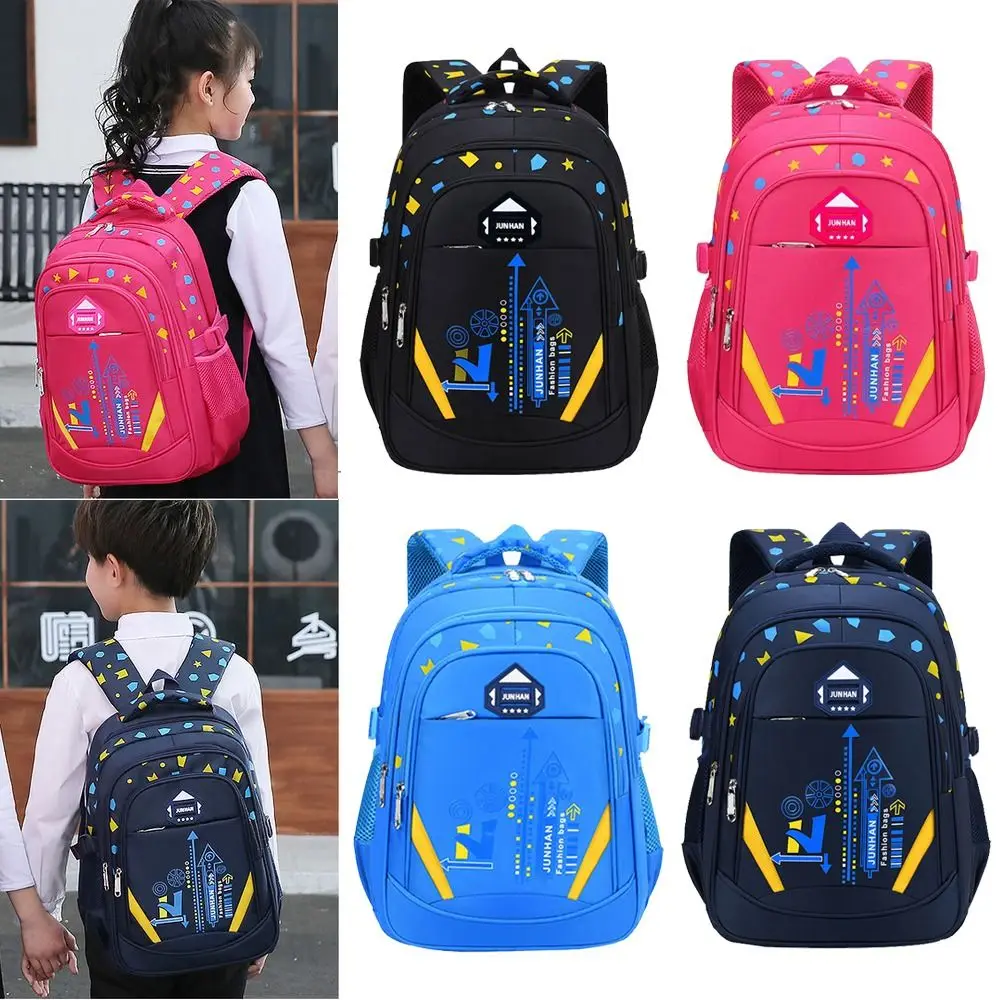 

Spine Protection Kids School Bag Load Reduction Lightweight Shoulders Bag Waterproof Large Capacity Children Backpack