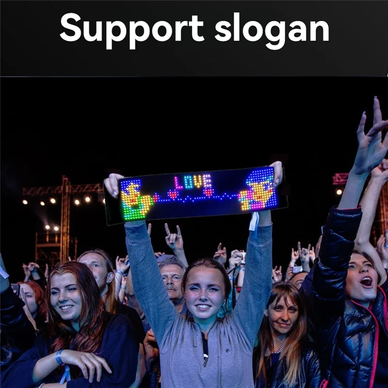 AA60-プログラマブル LED 車のサイン多言語ディスプレイリモートアプリスクロール広告画面ピクセルマトリックスパネル