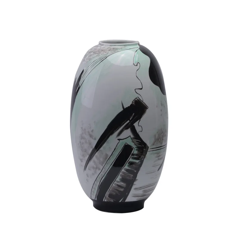 

New Chinese painted ceramic vase home entrance