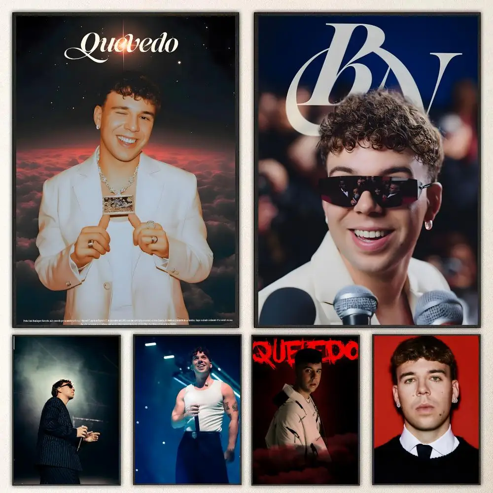Singer Quevedo Poster High-definition  poster stickers, suitable for bedroom, living room, home decoration
