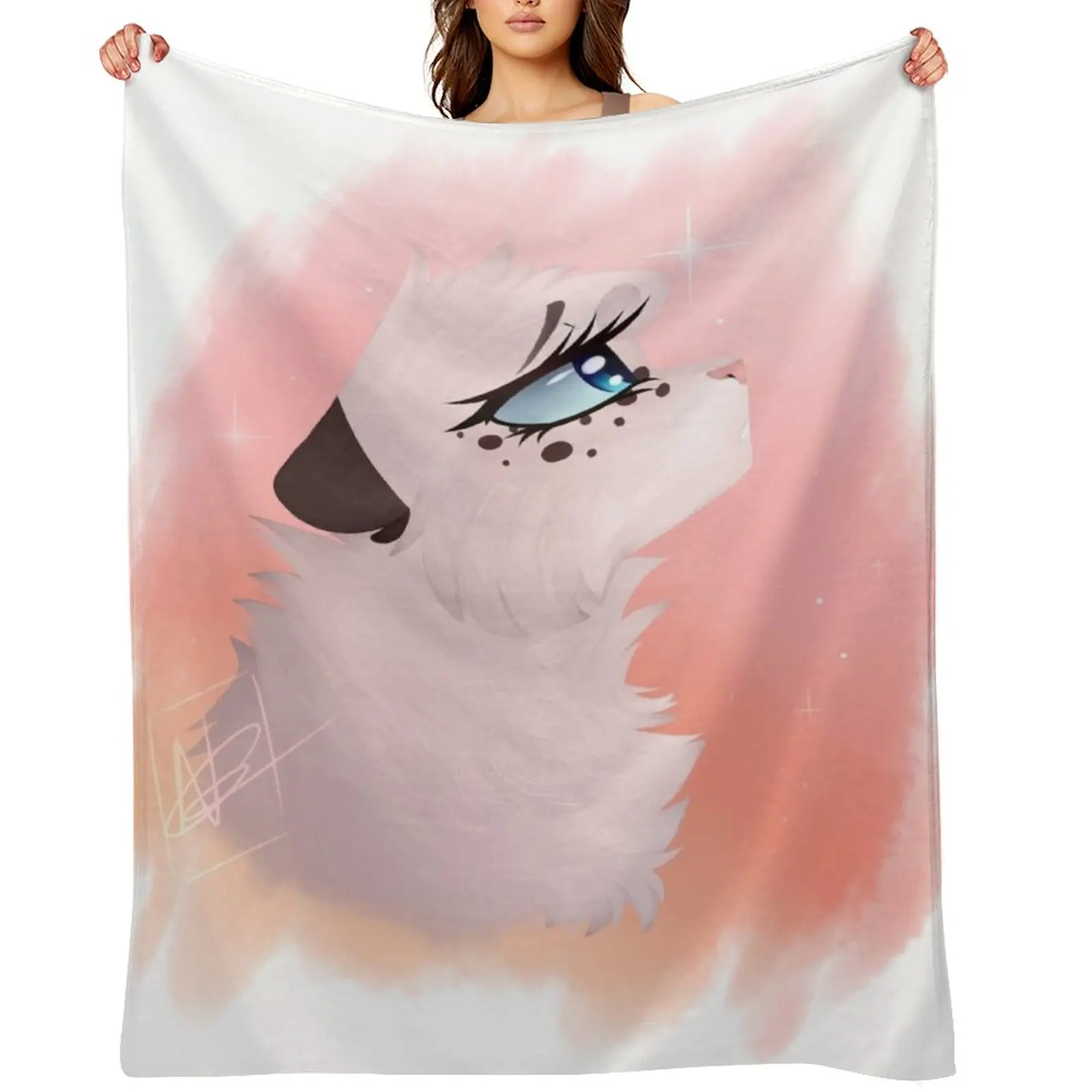 

Snowfur Throw Blanket Bed covers Furrys Soft Plaid Warm Blankets