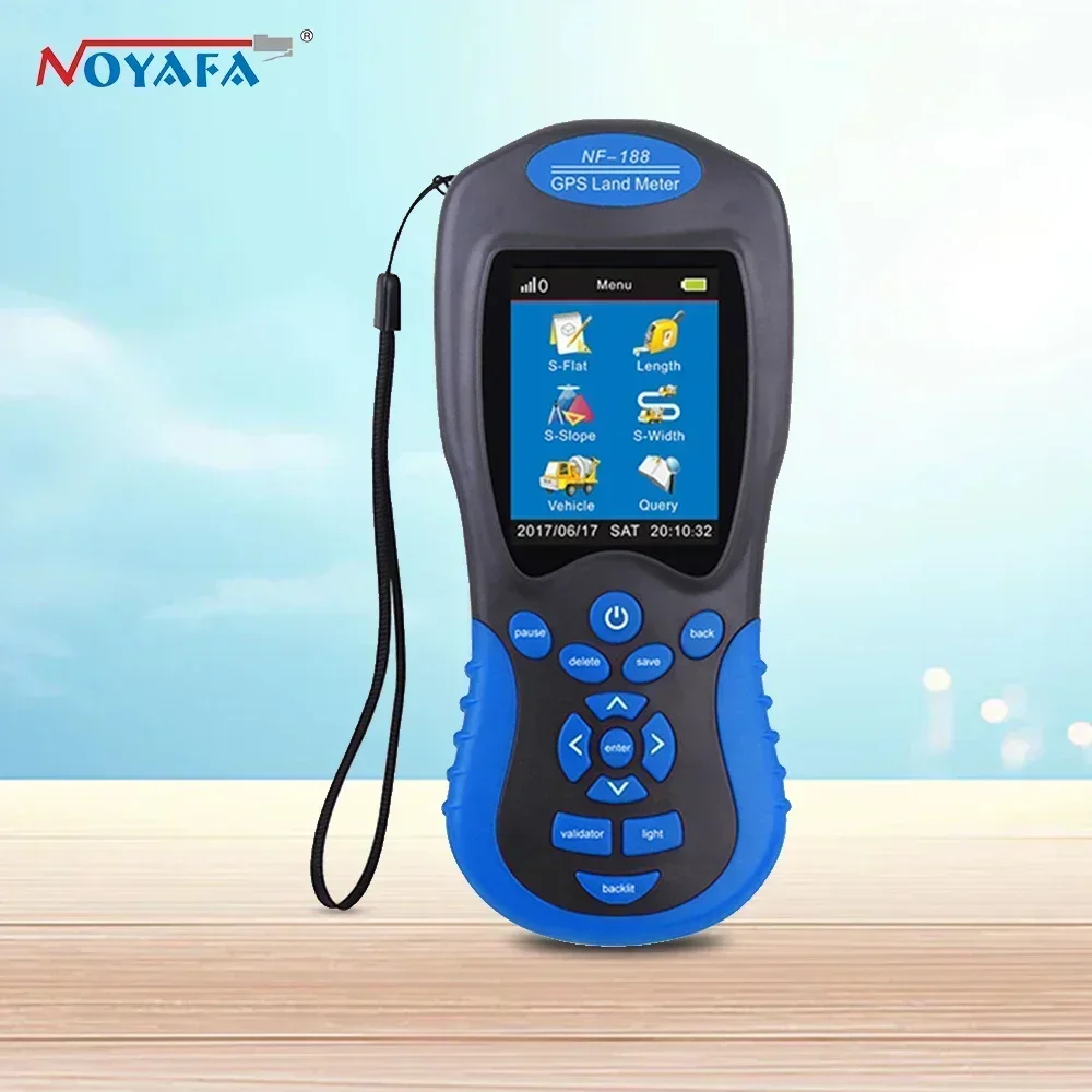 NOYAFA NF-188 GPS Mesure du sol Compteur de document Écran Dispositif Équipement d'arpentage Récepteur Mesure de la surface du sol Outils réseau