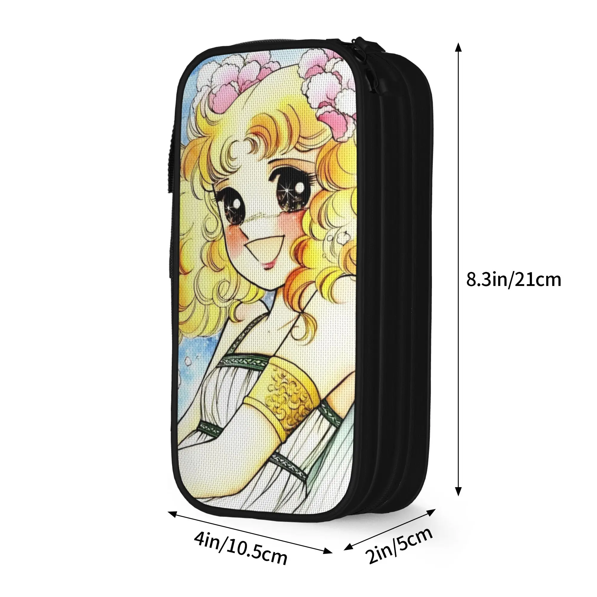 Candy Candy  Pencil Case Classic  Drama Romance Manga  Pen Bag Student Large Storage School Supplies Gift Pencilcases