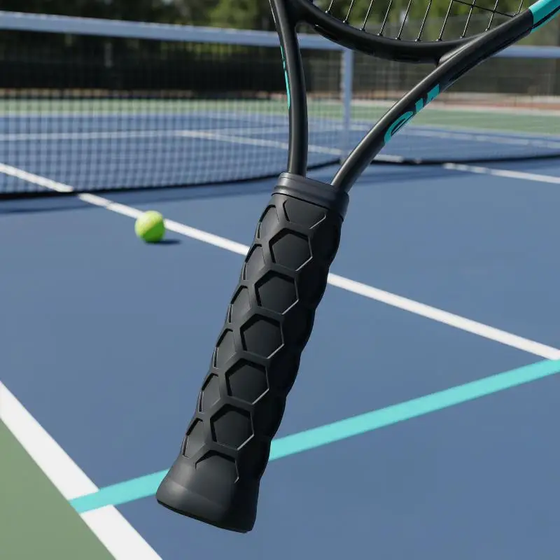 

B*Silicone Pickleball Paddle Grip Cover Padel Accessories Silicone Undergrip Handle Non-Slip Reusable Pickleball Racket Overgrip