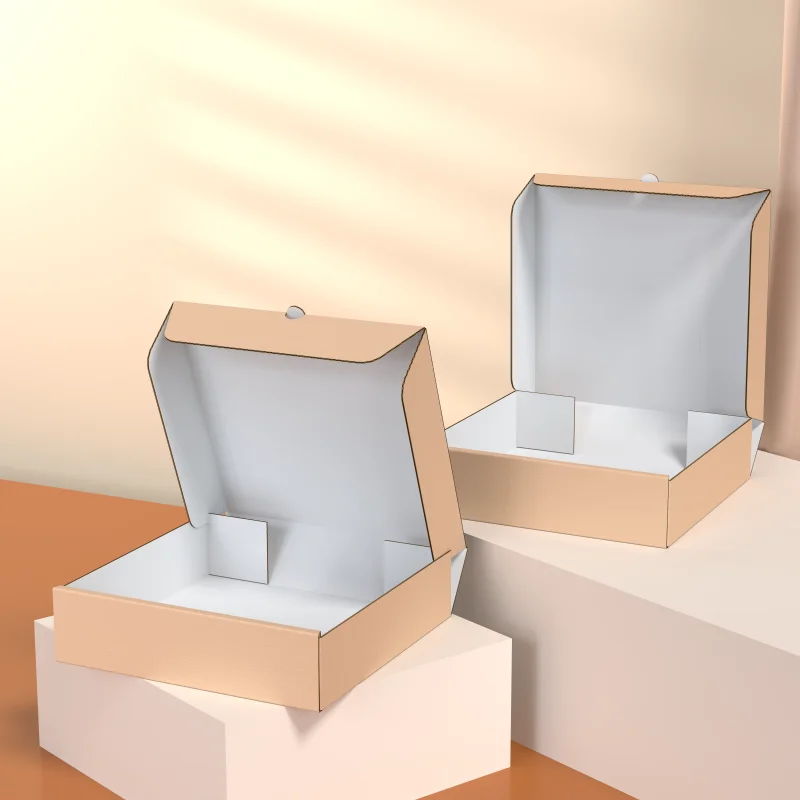Minimum Order 500pcs Custom Logo Pizza Boxes Packaging Wholesale Cardboard Food Baking Box New Design Packaging Box for Pizza