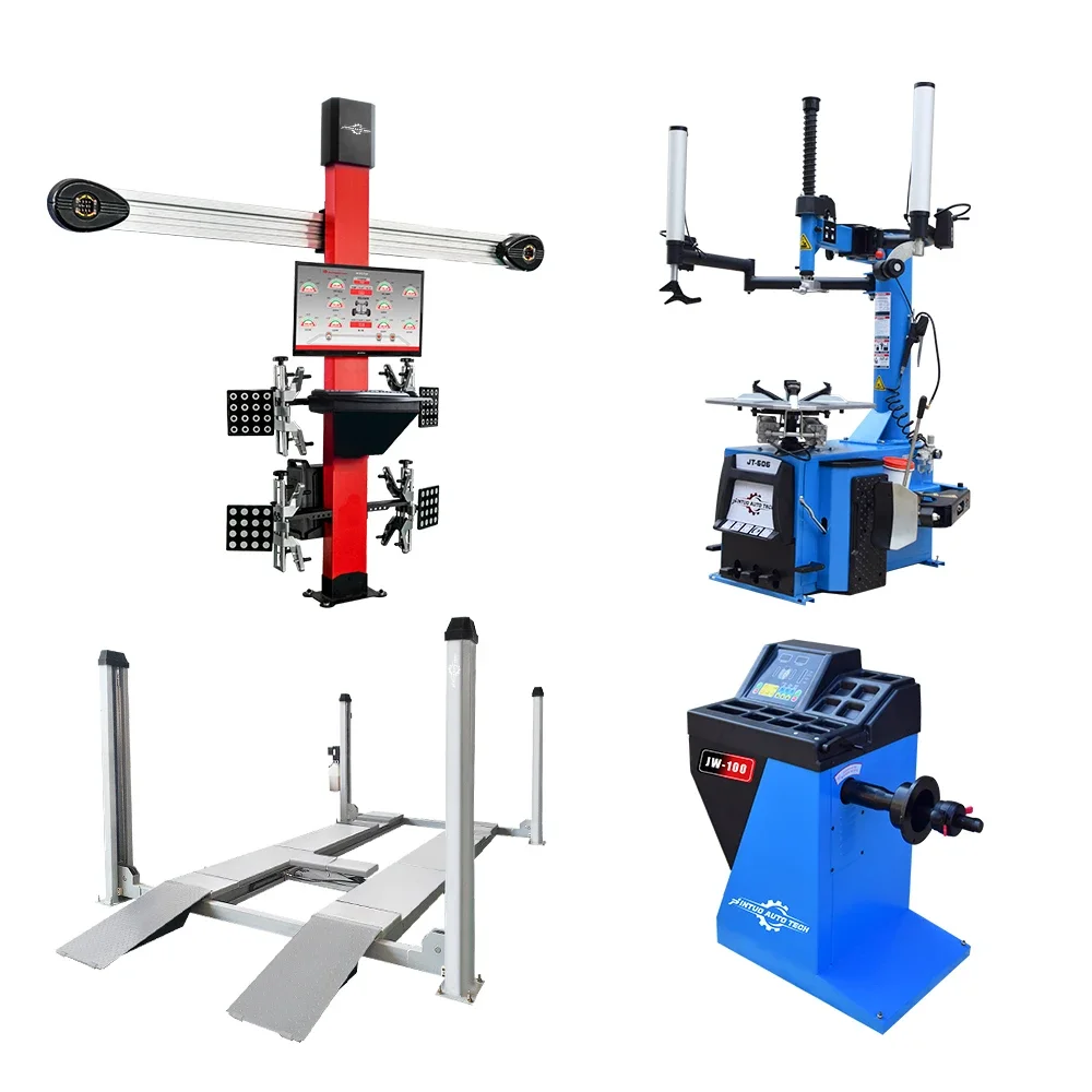 Auto Car Service Equipment Wheel Alignment Four Post Car Lift For Garage And Workshop