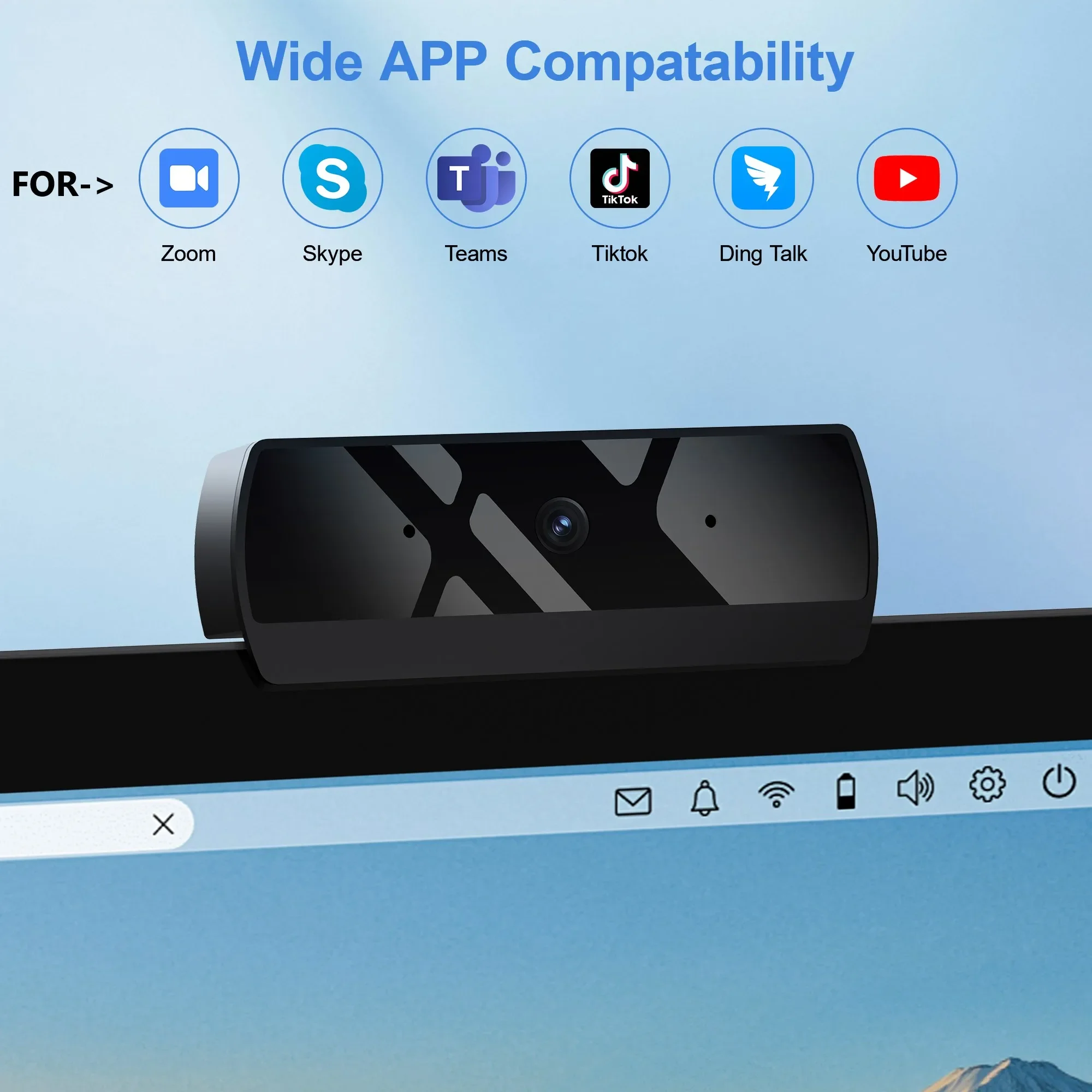 HD 1080P كاميرا ويب USB كاميرا ويب مع ميكروفون التركيز التلقائي كاميرا جهاز كمبيوتر شخصي كمبيوتر محمول البث المباشر كاميرا ويب لمكالمات الفيديو #5