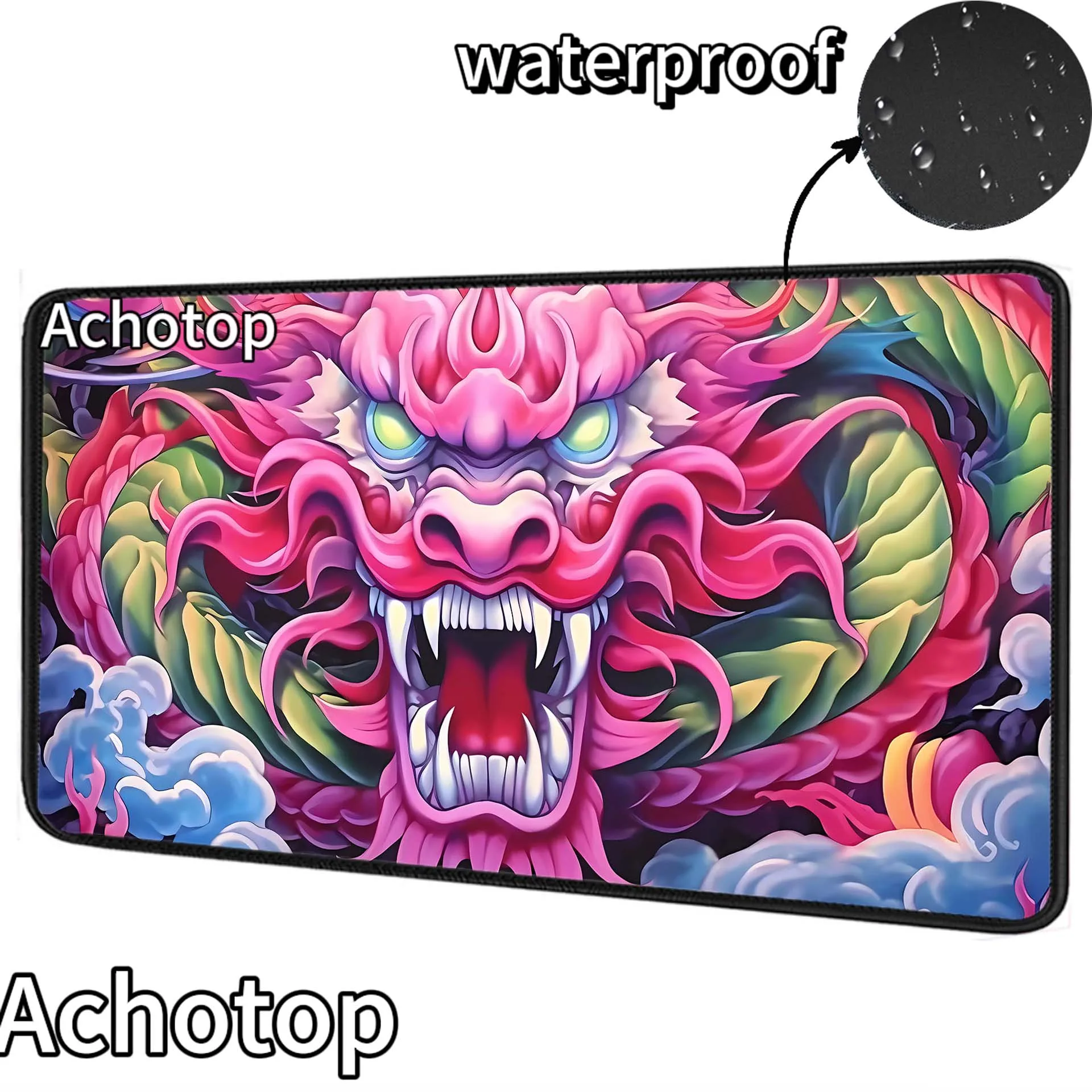 

Waterproof Dragon Mouse Pad Anti-slip Mousepad Rubber Keyboard Pads Rubber Gaming Setup Accessories Soft Mouse Mat 900x400mm