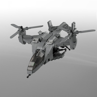 542PCS MOC Space Series UH-144 Falcon: HaloS Reach GAMES Model Building Blocks Stacking Bricks Creative Educational Toy Kid Gift