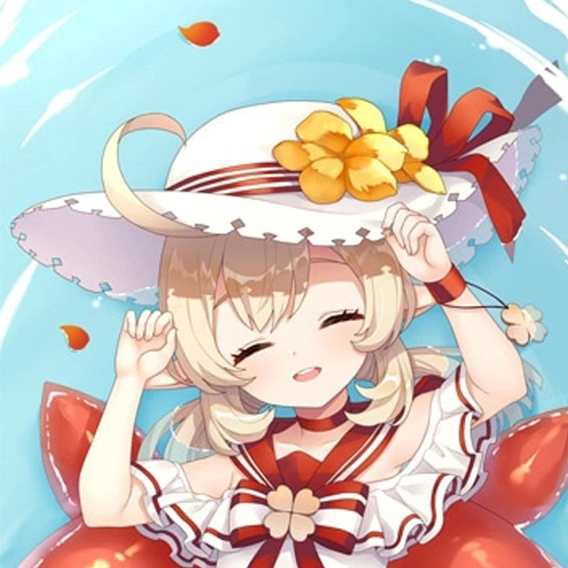 

Dakimakura Anime Pillow Case Klee Pillow Cover Halloween Christmas Decoration