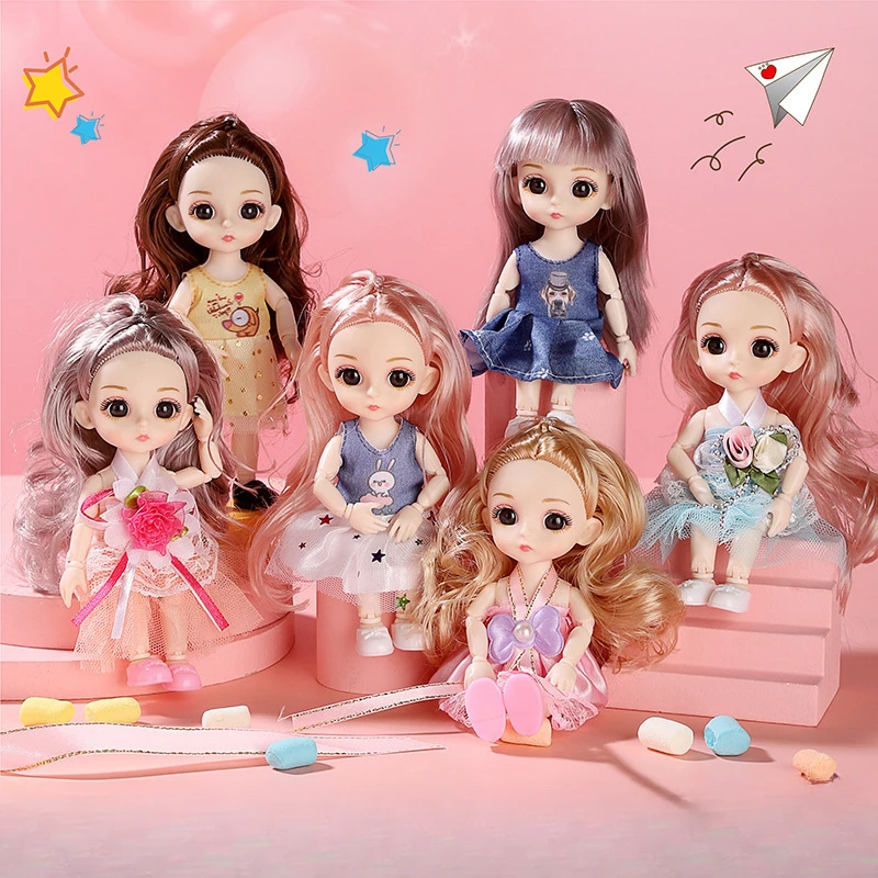 

Girl Realistic Princess Dress-Up Small Size Changeable Clothes Birthday Pretend Toy
