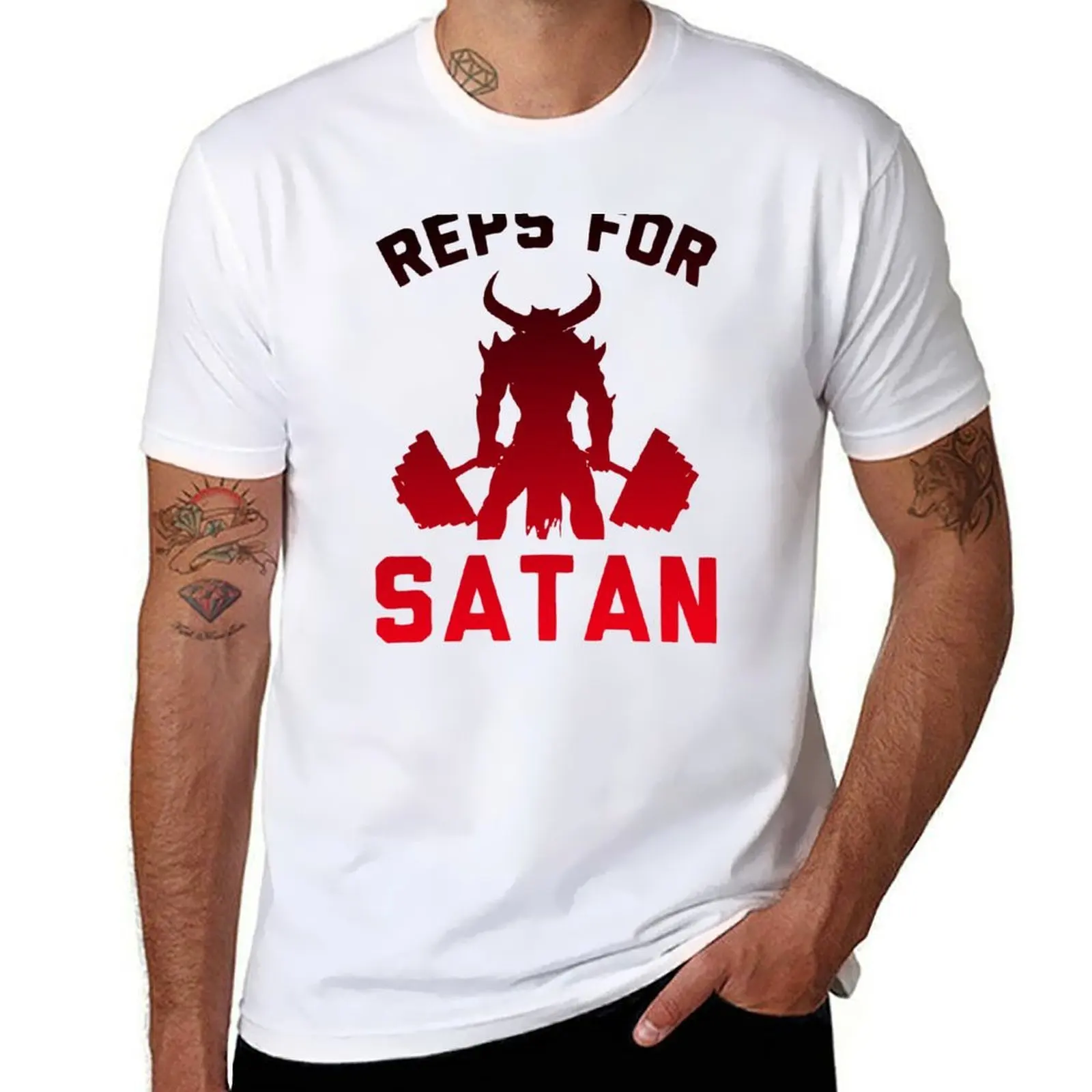 

Reps For Satan T-Shirt t shirts for man graphic tees man t shirts for men casual T-Shirt