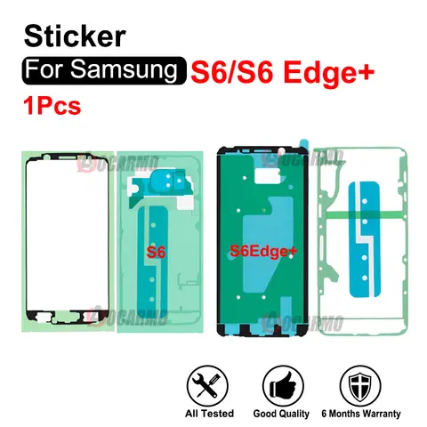 Back Sticker For Samsung Galaxy S6 Edge Plus S6edge+ Front LCD Adhesive Battery Glue Replacement