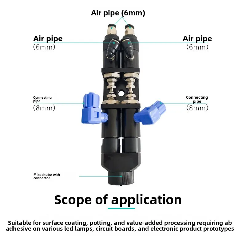 [DJF-29] Low-Flow Suck-Back Dual-Component AB Dispensing Valve for Glue Machine Injection Valve Accessories