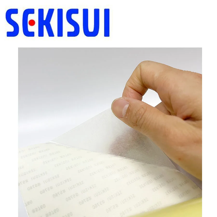 Imagem -02 - Japão Sekisui 5760 Transparente Transparente Fita Adesiva de Transferência Térmica Dupla Face para Dissipador de Calor 10cm x 20cm