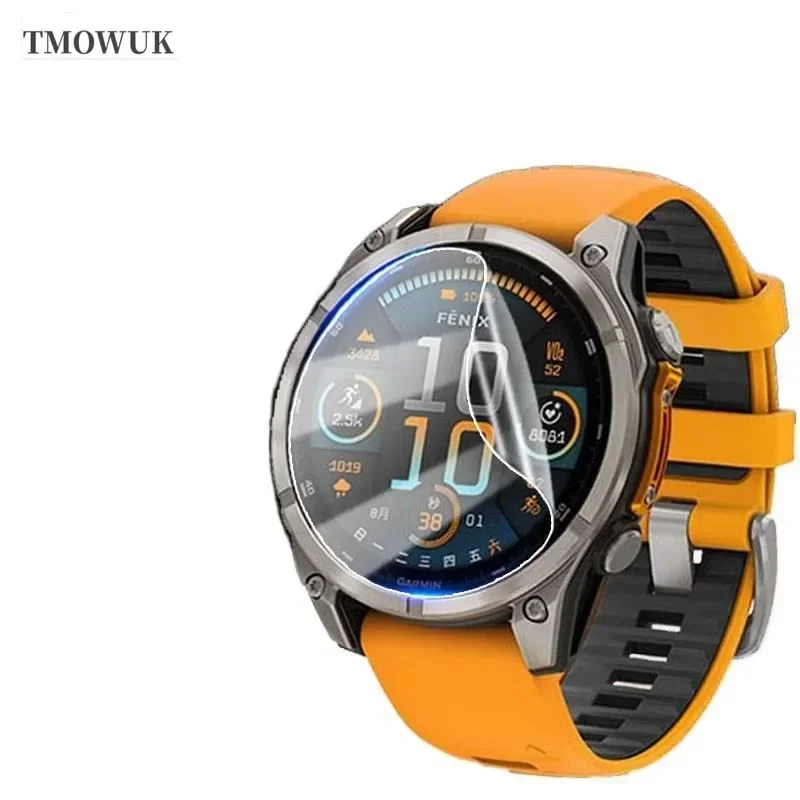 For Garmin Quatix 8 Quatix8 47mm 51MM Screen Protector Soft TPU Hydrogel Film HD Clear Anti-scratch Watch Protective TMOWUK