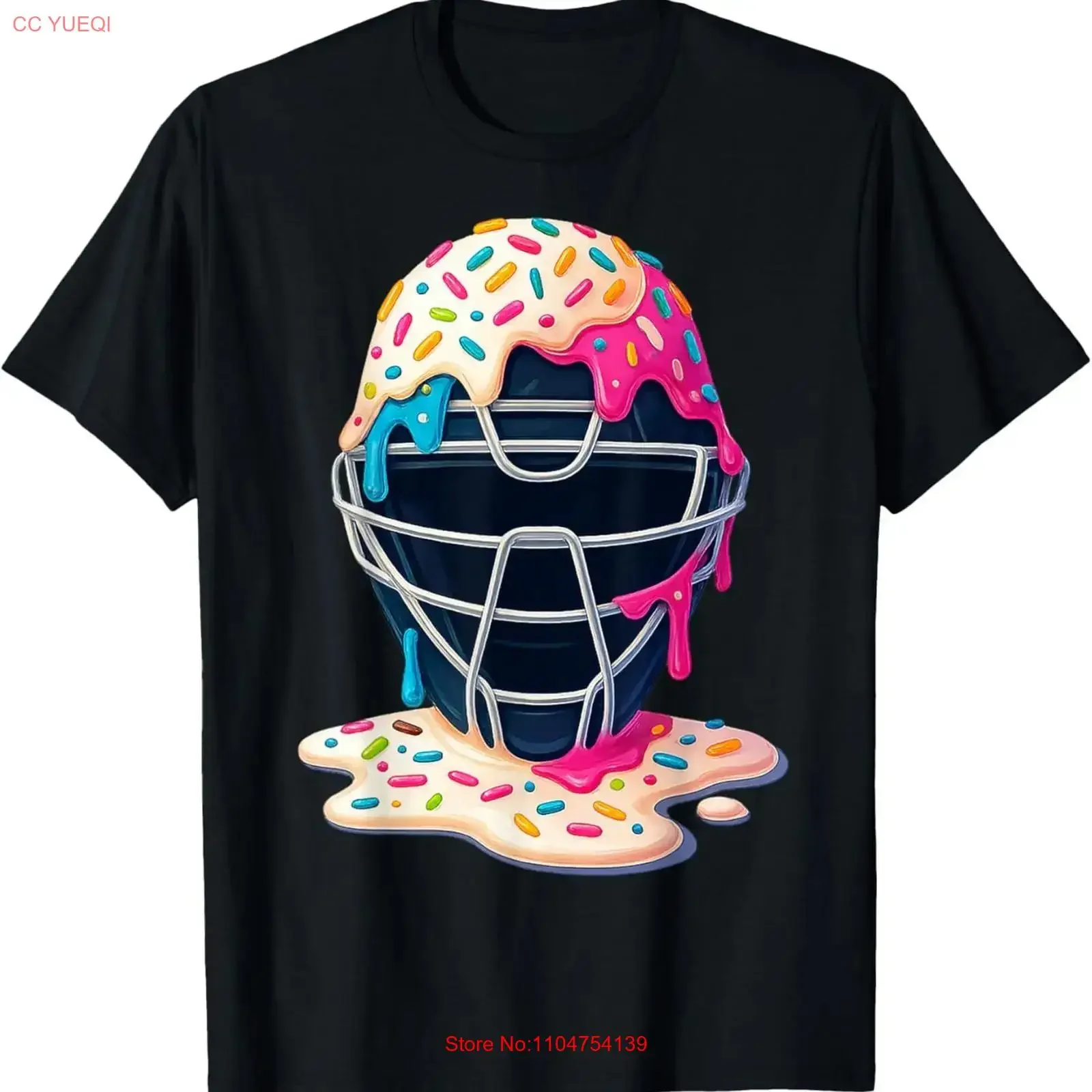 Baseball Catcher Mask Ice Cream Funny Boy Kid T Shirt vintage Washed Casual homme Stylish Breathable Soft Slightly