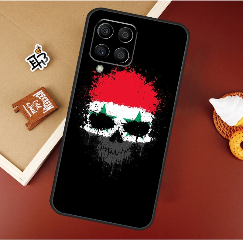  Syrian Syria Flag For Samsung Galaxy M53 M33 M13 M14 M34 M54 M12 M32 M52 M20 M15 M55 M31s M30s M21 M51 Case