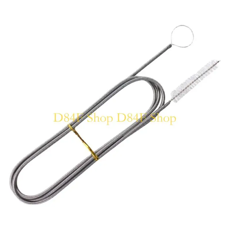 D84F Flexible Drain Brush Long Cleaner for Cleaning Plumbing Sink Fridge Pipe Air Tube Hose Dredging Brush Tool