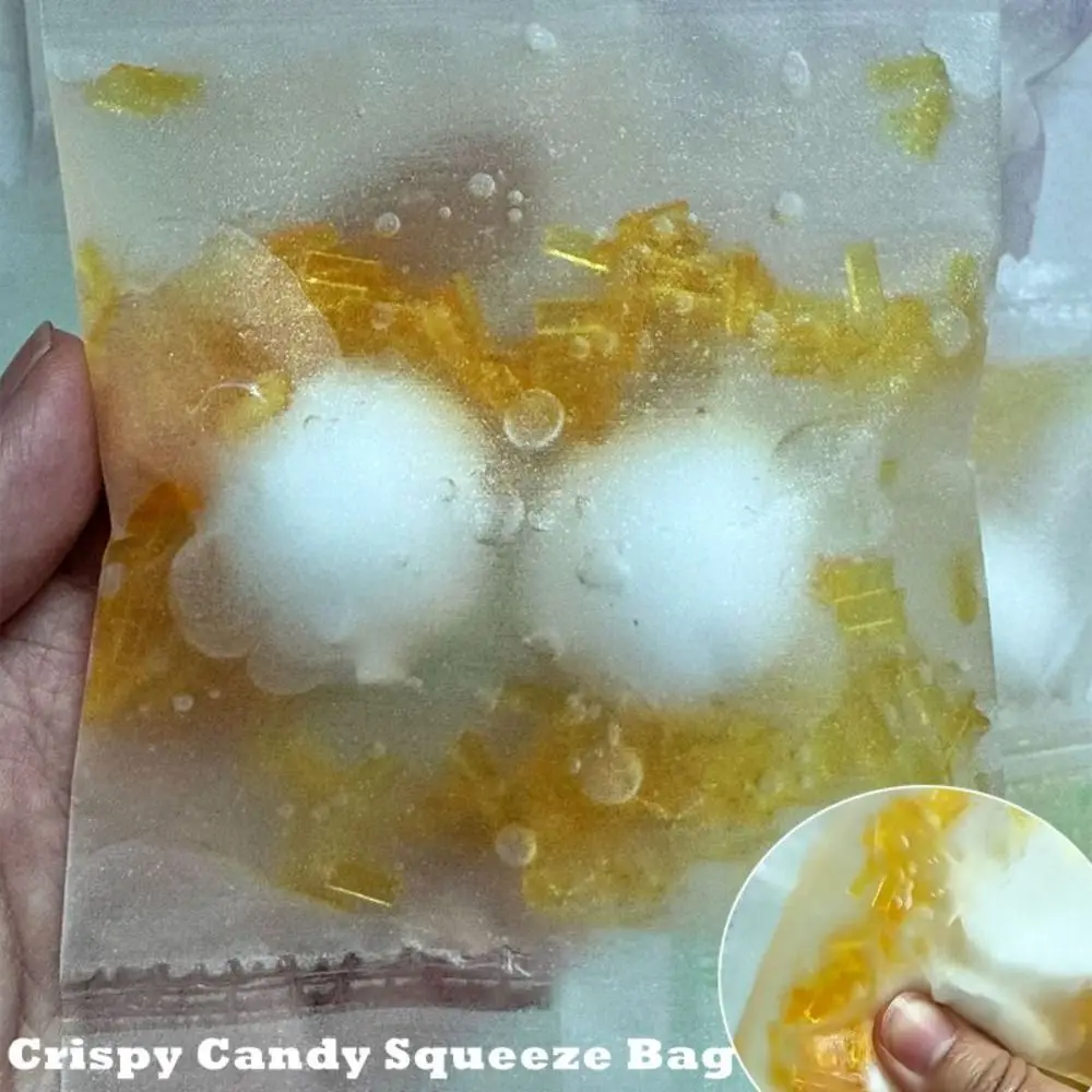 Relieving Stress Squeeze Toy Reducing Anxiety Crunchy Texture Squeeze Cat Doll Crispy Candy Pinching and Decompressing Toy