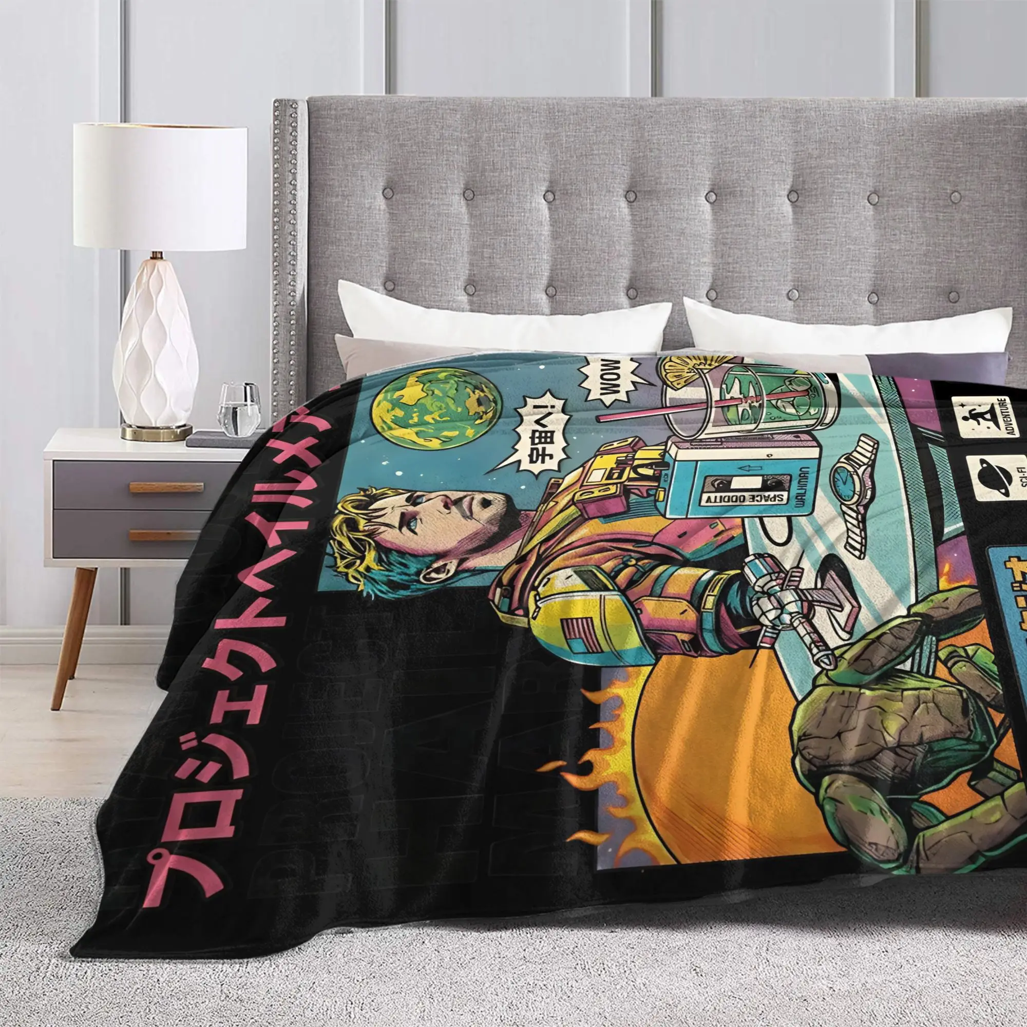 Project Hail Mary  Blanket Flannel Si Fi Lightweight Thin Throw Blankets for Outdoor Travel Bedroom Quilt
